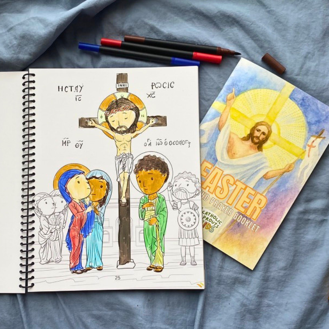 Catholic Sprouts LLC - Wholesale Religion Book - Triduum and Easter Challenge from Catholic Sprouts10