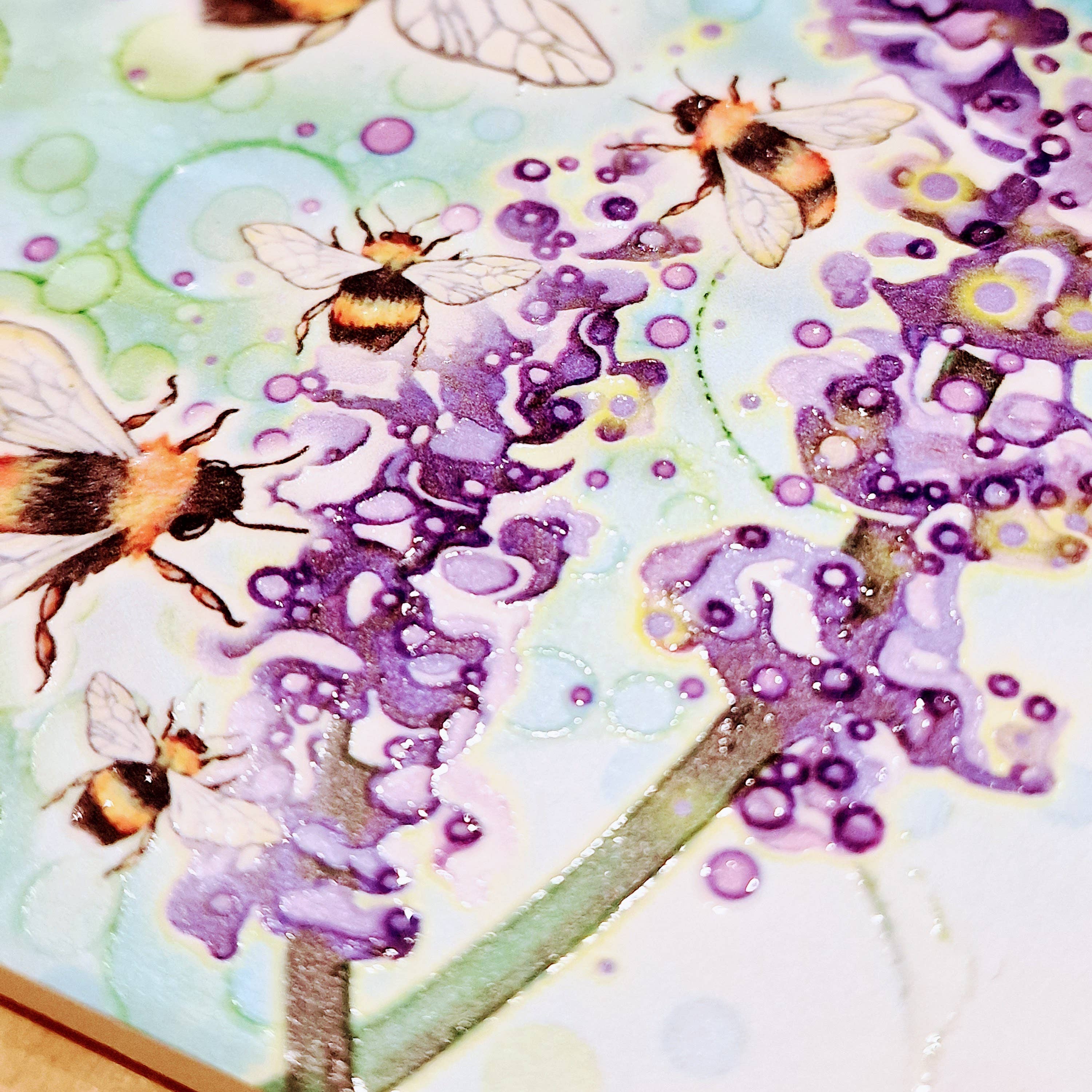 By Jo Crafts – Base de copos por atacado – 06-C  Porta-copos Abelha4