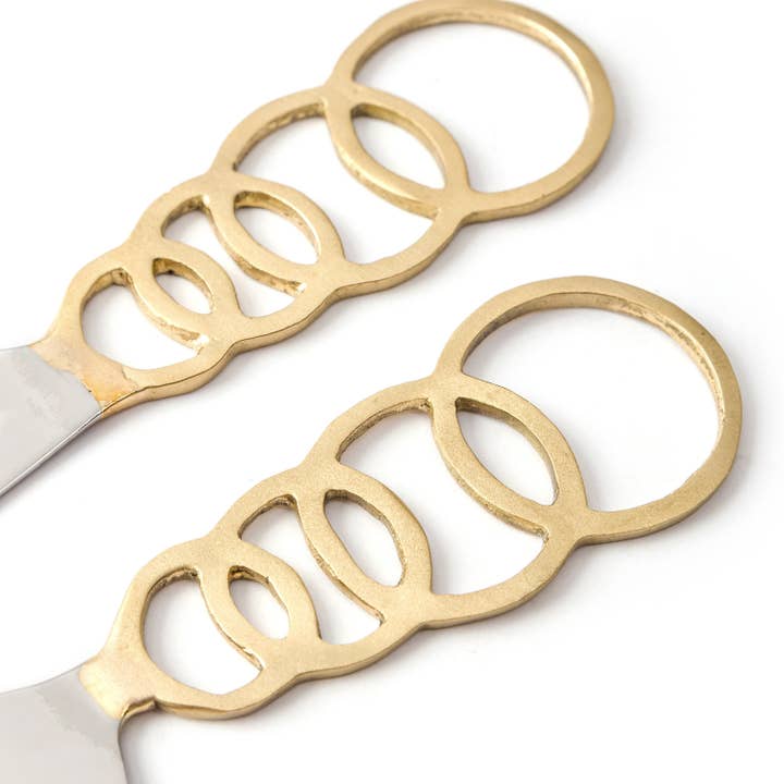 Serein Wellness - Wholesale Cheese Spreader - Cheese Knife Set - 2 Pieces Luxury Charcuterie Knives2