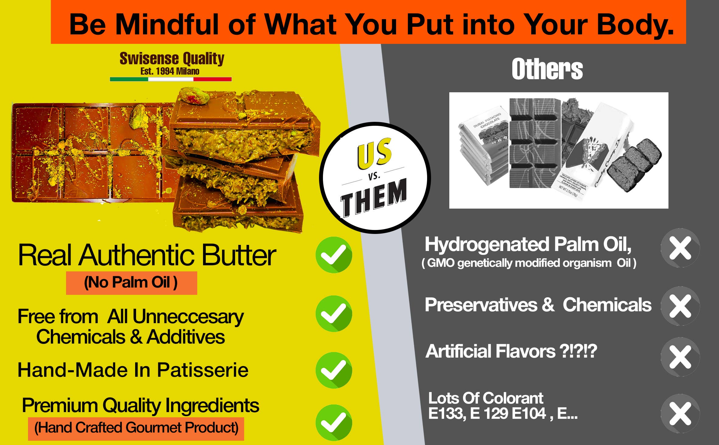 Swisense - Wholesale Chocolate Bar - Premium Dubai Pistachio Chocolate Bar 8 Oz Freshly Made5