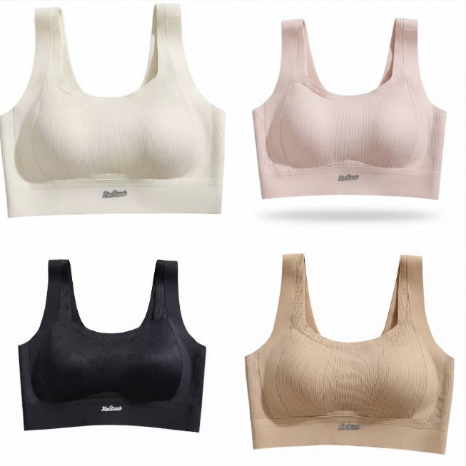 Texlina Women's Ribbed Lift Wireless FlexSupport Bra for wholesale by TEXLINA