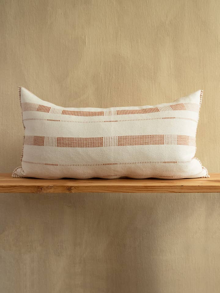 Fulcrum Sahara Oversized Cotton Lumbar Pillow for wholesale by kanju Interiors