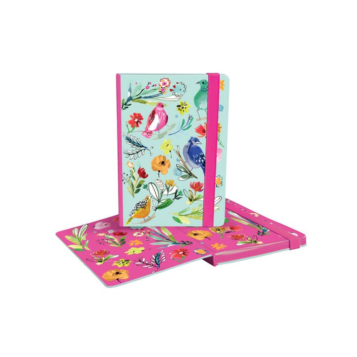 Diario A5 Bird Life con carpeta elástica - A5 188 para venta al por mayor de Roger La Borde