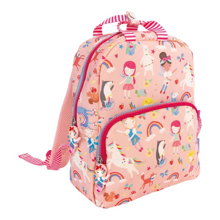Backpack - Rainbow Fairy (Recycled Materials) for wholesale by Floss and Rock - UK/EU