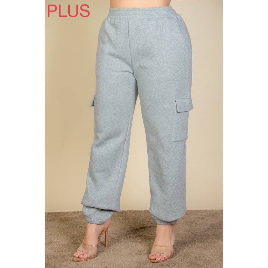 Timeless - Wholesale Athletic Sweatpants/Joggers - Women's - PLUS Cargo Jogger Sweatpants4