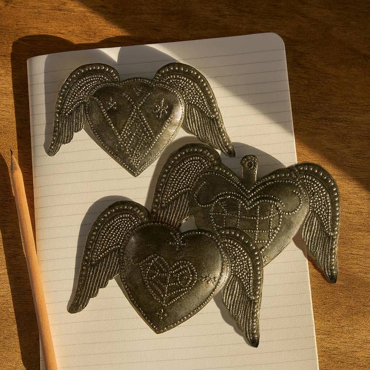 Beyond Borders - Wholesale Wall Accent - Flying Hearts (Set of 3)1