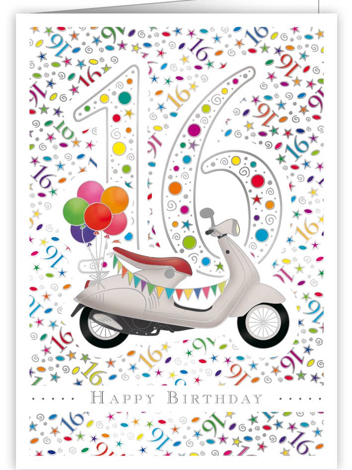 Happy Birthday, Greeting Card, 3349 for wholesale by Acte tre US/UK