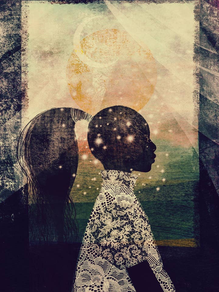 The Sun, Stars And Moon Print for wholesale by Brooklyndolly