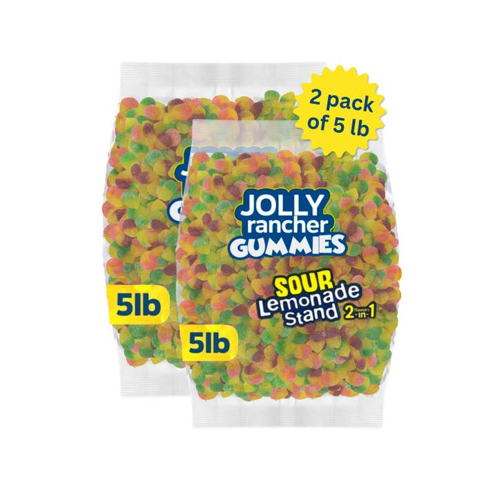 Jolly Rancher Sour Gummies Lemonade for wholesale by Candy In Bulk