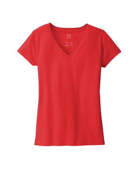 Print The Dream - Wholesale T-shirt – women's - District ® Women’s Re-Tee ® V-Neck8