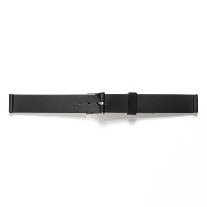 Black Flat Rubber Watch Strap (1013) for wholesale on Faire2