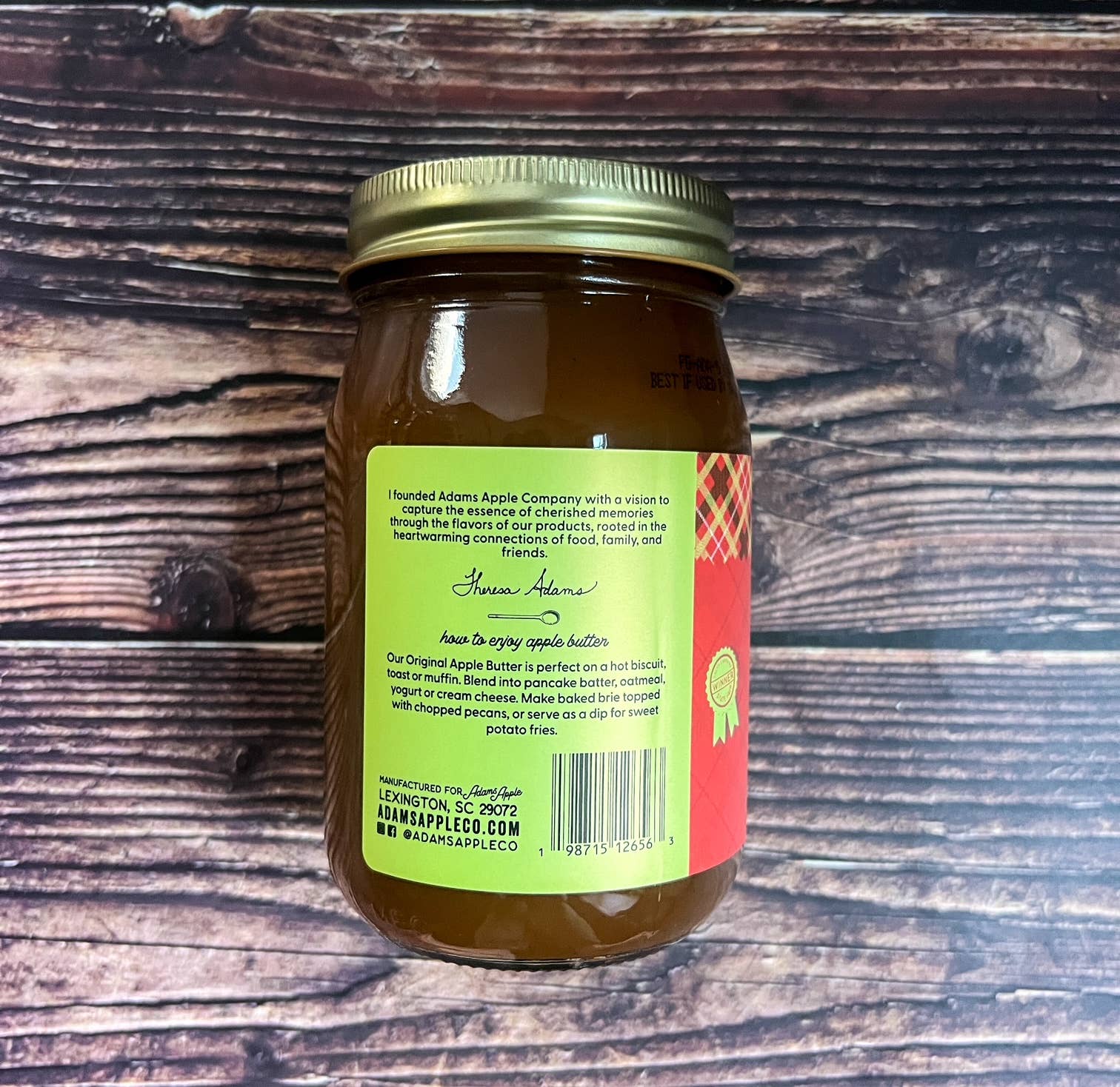 Adams Apple Company - Vente Confiture/gelée - Beurre de pomme - L'Original - Quantités par palette uniquement4