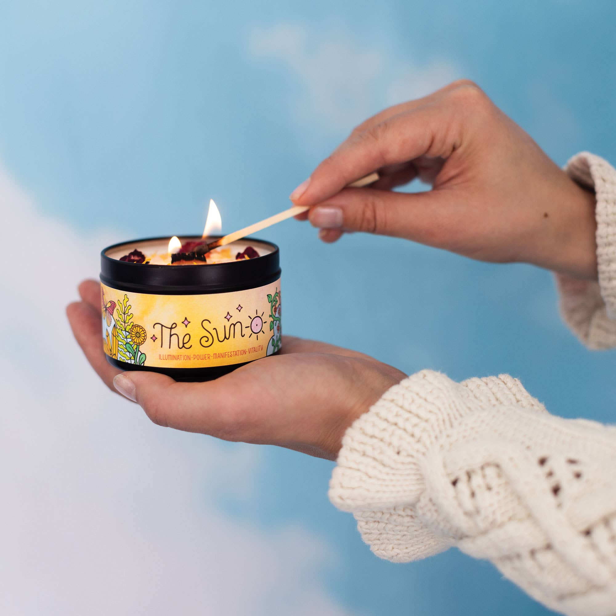 Rachel Beyer - Wholesale Travel Candles - The Sun Aromatherapy Soy Candle - Orange Floral7