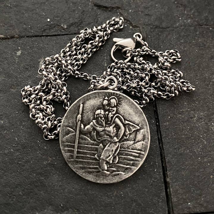 Men's Necklace St. Christopher - Protection, Unisex Necklace for wholesale by Johnny Ltd.