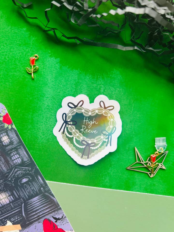 Dramione fanfic high reeve Inspired Holographic Sticker – Fantasy Bookish Laptop & Kindle Decal for wholesale by TheBookShack