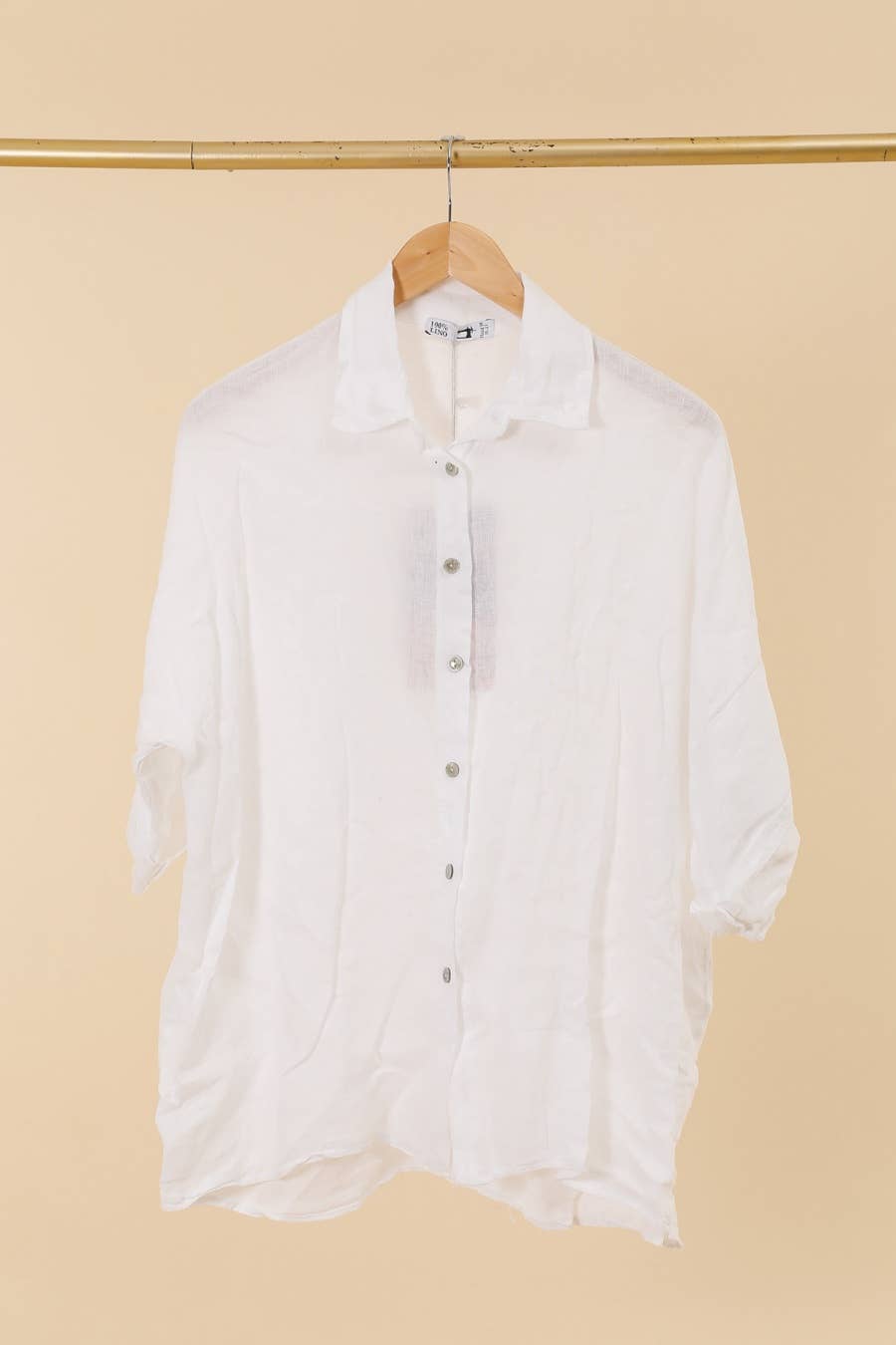 la maison des fibres naturelles - Wholesale Button Down Shirt - Women's - 620090u 100% linen shirt made in Italy12