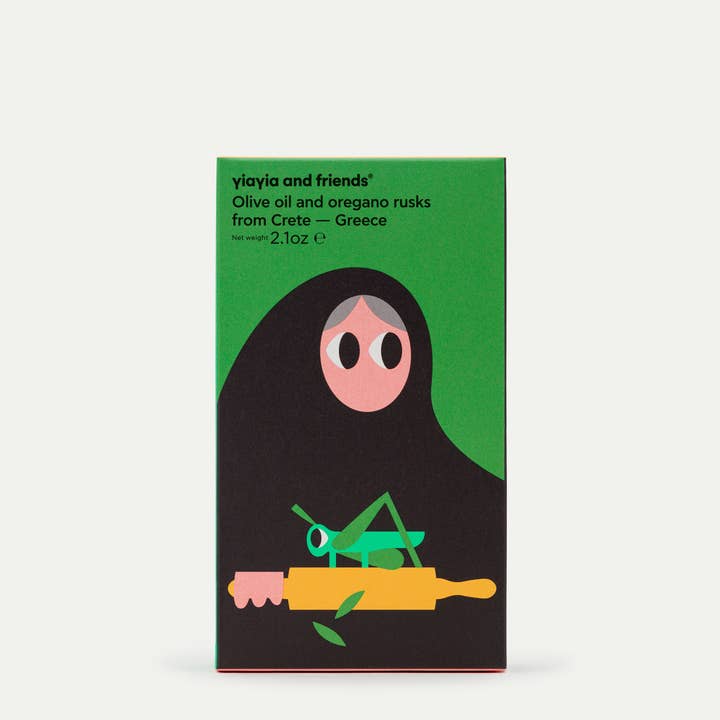 Olive Oil And Oregano Rusks From Crete for wholesale by Yiayia and Friends US