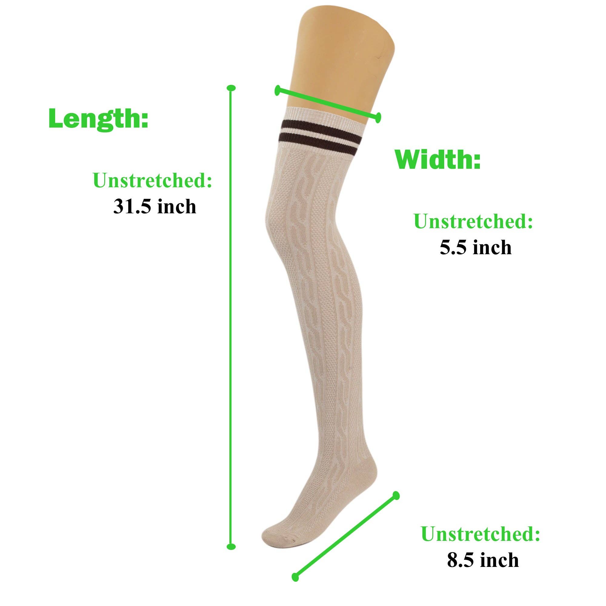 Mars Outlet Store LLC – wholesale Socks – Women's – Thigh High Over Knee Socks for Women Long Socks 1 Pair12