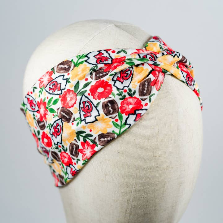 Bandeau Torsadé Kansas City Chiefs pour la vente par Hen’s Bow Co