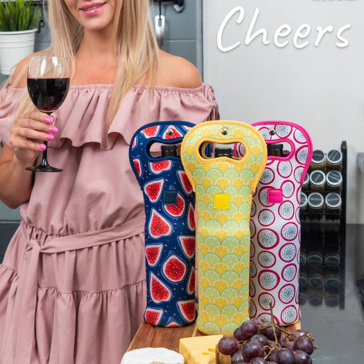 MADE EASY KIT - Wholesale Wine tote - Made Easy Kit Insulated Wine Tote Neoprene Carrier Set of 320