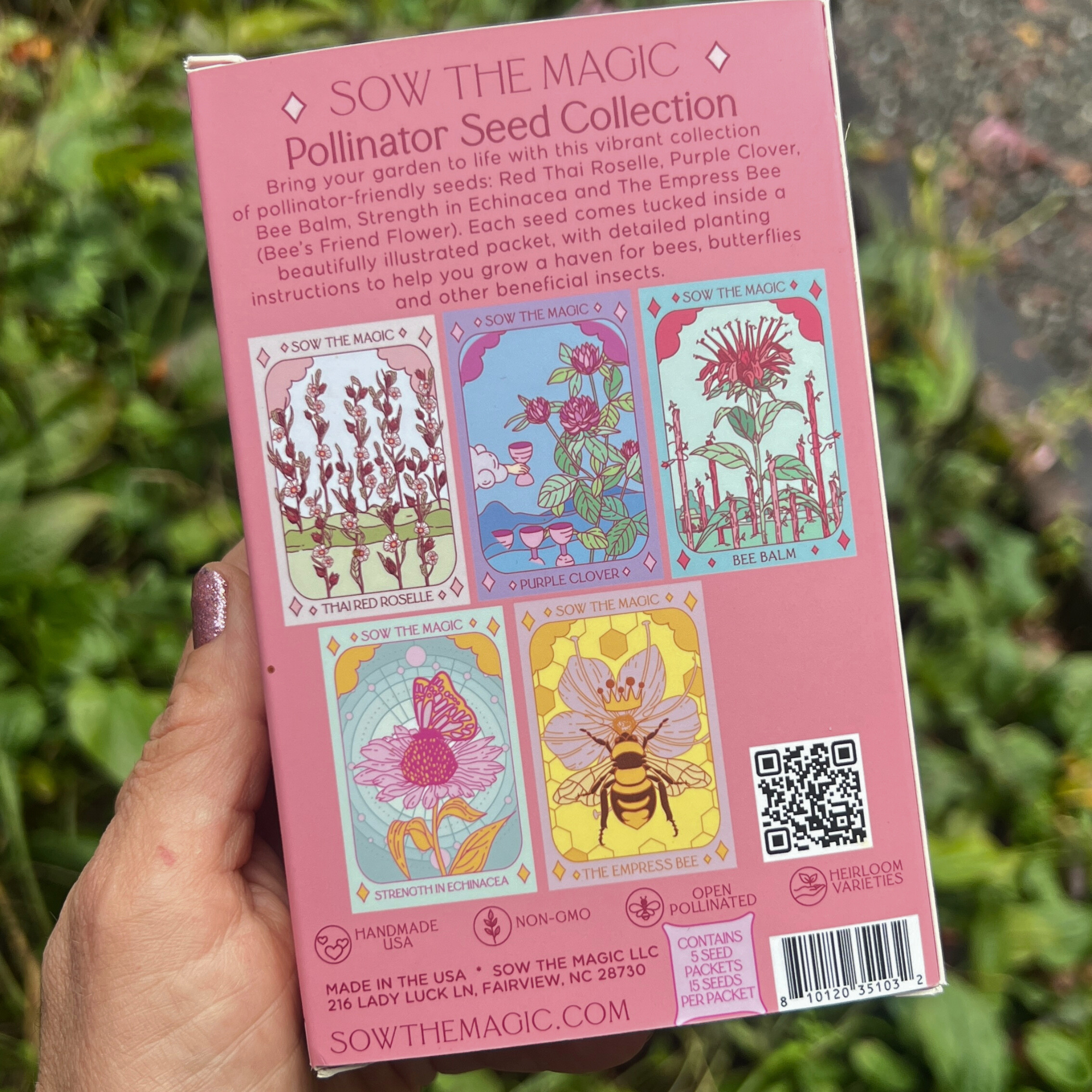 Sow the Magic - Wholesale Plant Seeds - Pollinator Seed Collection – Wildflower Mix for Bees, Birds & Butterflies1