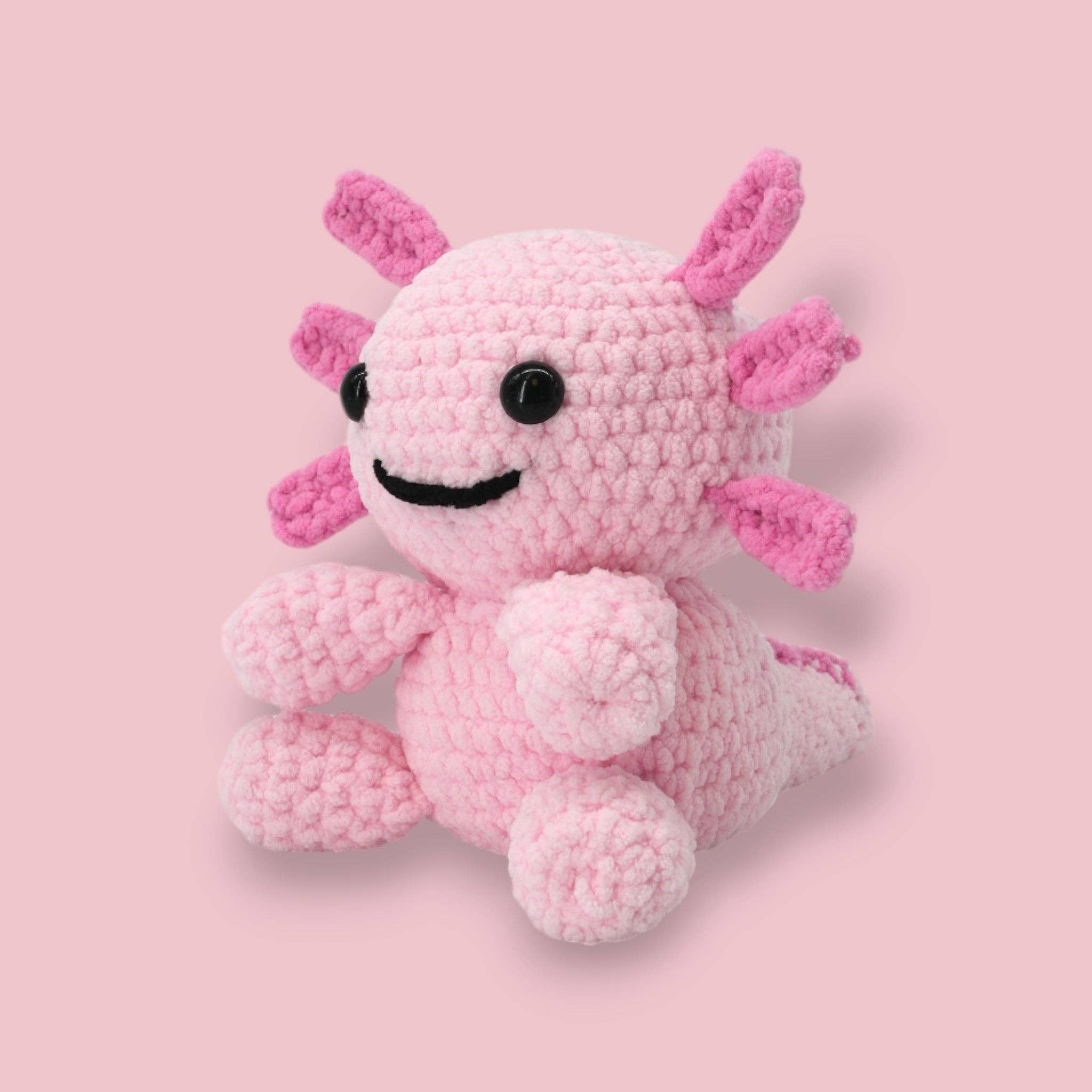 Okey Dokeys - Vendita all'ingrosso Attrezzi per lavoro a maglia/uncinetto - Kit Uncinetto Axolotl - Alexia l'Axolotl Pupazzo di Peluche5