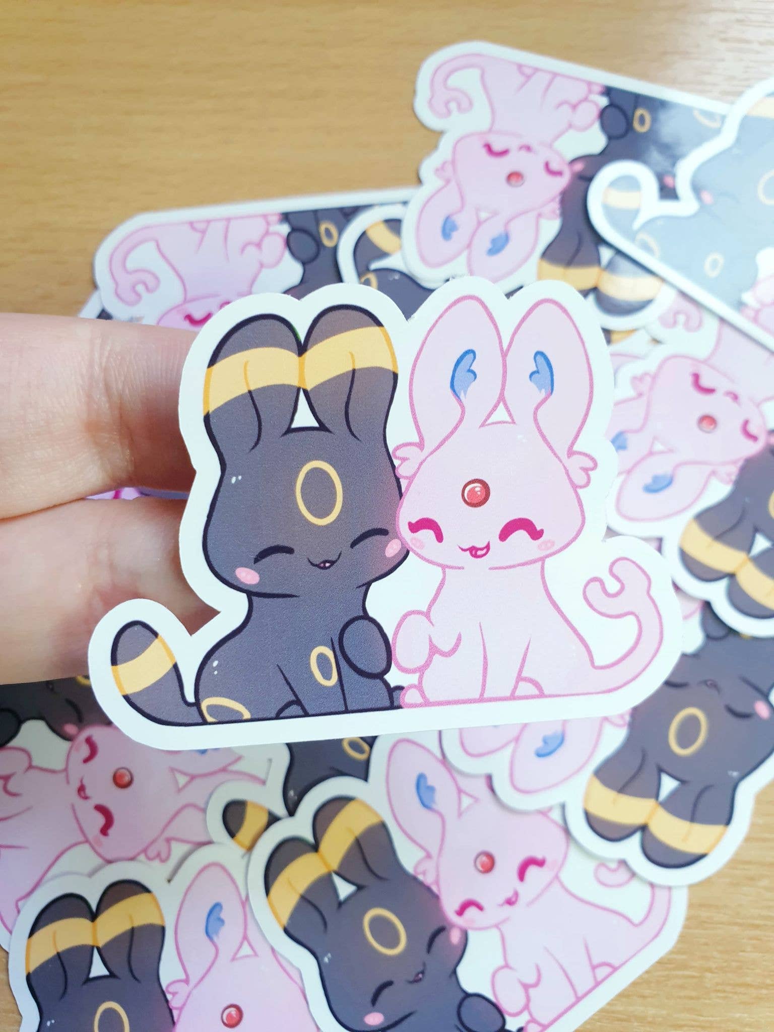 Ellesdoodlebox - Wholesale Sticker - Umbreon & Espeon Sticker1