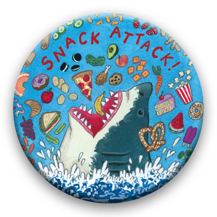Snack Shark-magneet voor wholesale door Party Mouse Studio