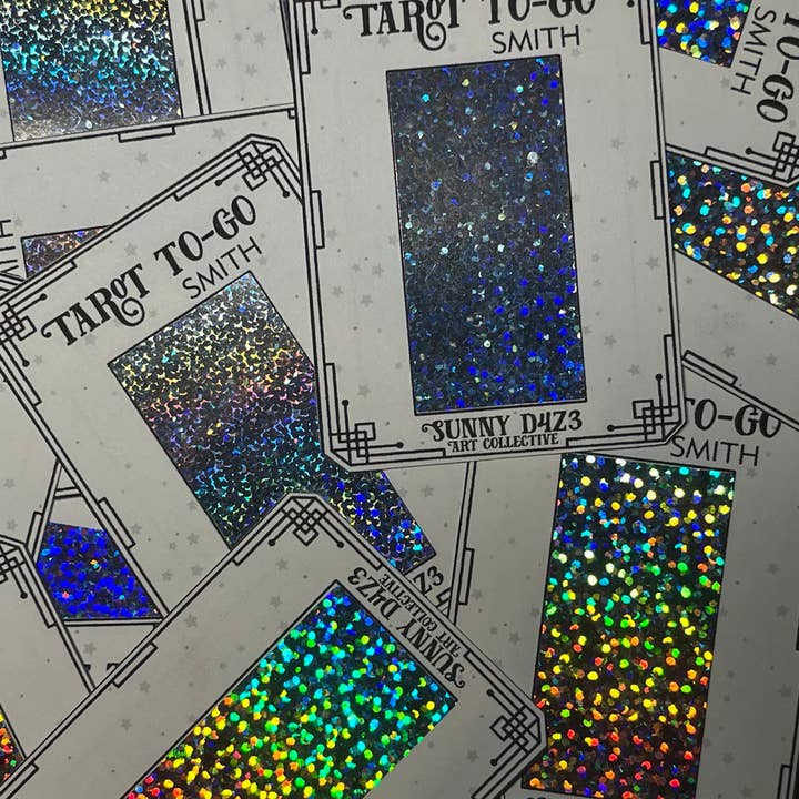 sunny d4z3 art collective - Wholesale Tarot Cards - scratchers- tarot to go white scratch off - 3 card pack - SMITH2