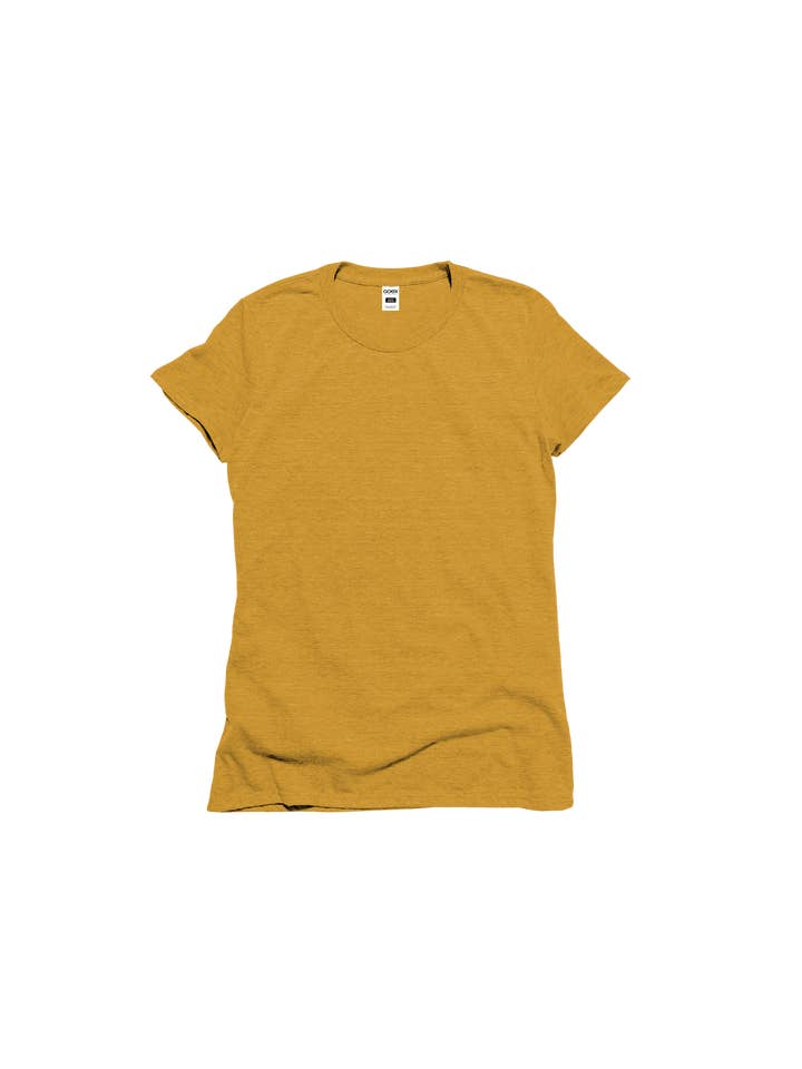 GOEX Apparel - Wholesale T-Shirt - Women's - Ladies Short Sleeve Triblend Tee24