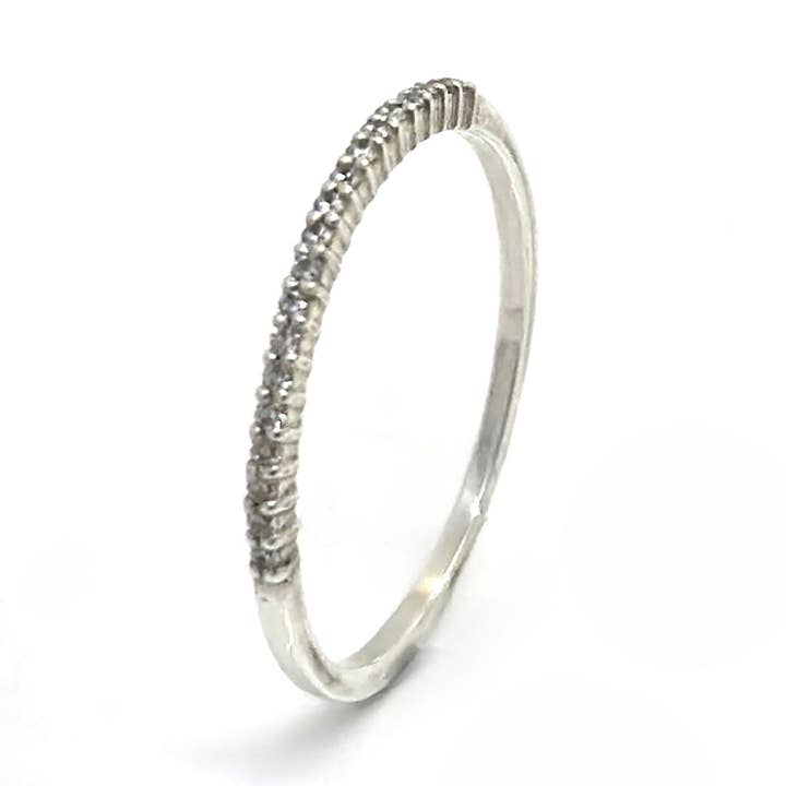 Tiny Wave Ring (Quartz) for wholesale by Francisca Rendic Jewellery Designer