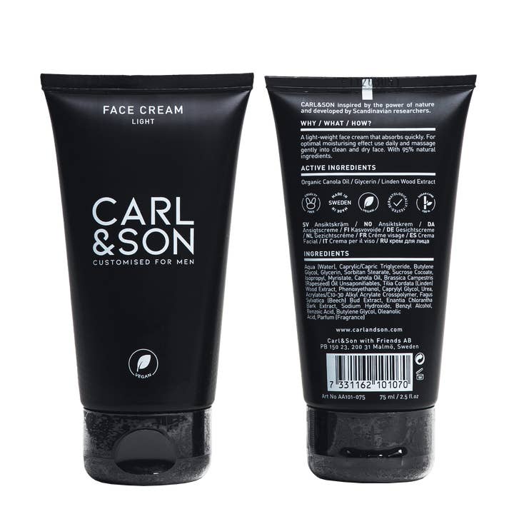 CARL&SON - Wholesale Facial Moisturizer - Men's - Face Cream Intense2