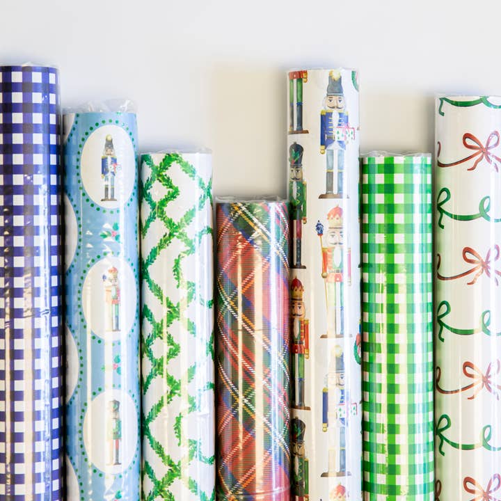 WH Hostess Social Stationery - Wholesale Wrapping Paper Roll - Continuous Roll Gift Wrap | Nutcracker Plaque2