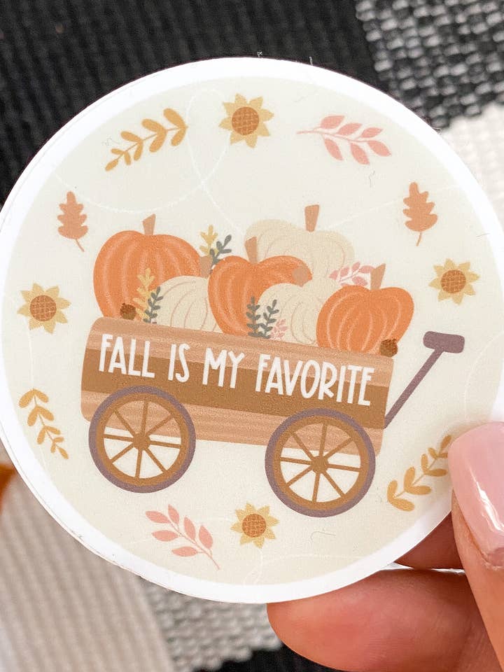 Fall is My Favorite Sticker for wholesale by Created By Christine
