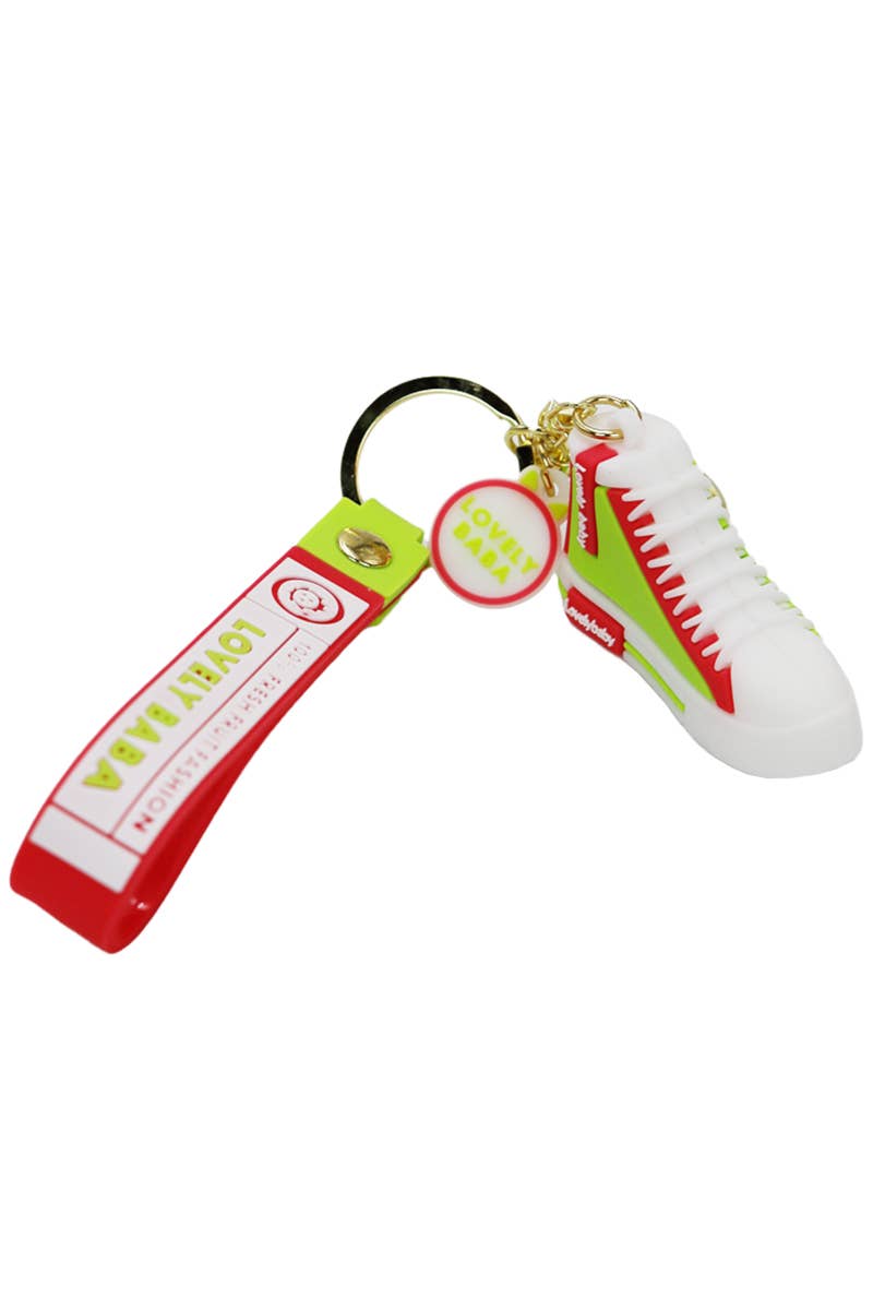 Cap Zone - Wholesale Keychain - Women's - Fruity High-Top Sneakers 3D Silicone Key Chain3