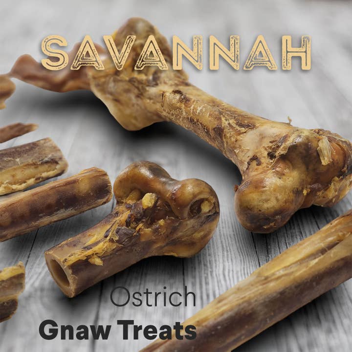 Savannah Pet Food - Wholesale Pet Treats - Dog - Retail Display Set - 64 x Hypoallergenic Ostrich Dog Treats6