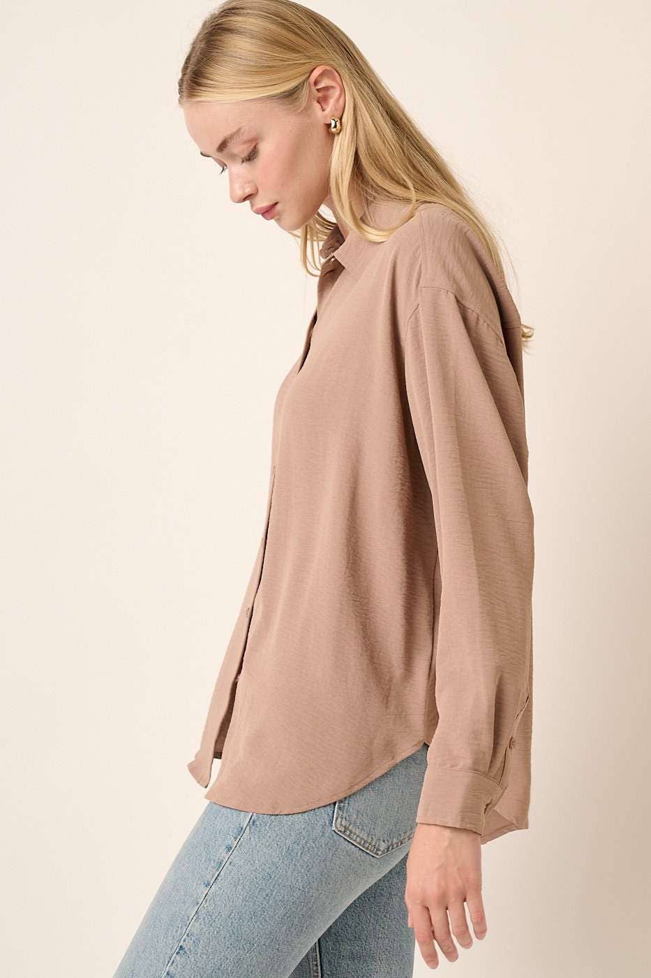 mittoshop - Wholesale Button Down Shirt - Women's - AIRFLOW BUTTON DOWN LONG SLEEVE SHIRT11