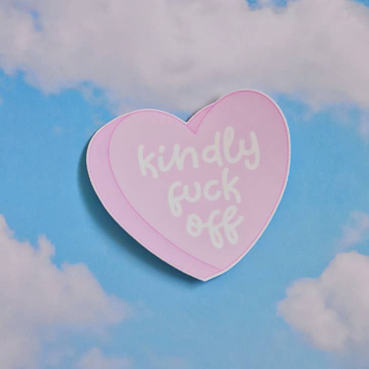 Day Dreamer Studios - Venta al por mayor Pegatina - Kindly Fuck Off | Adhesivo de vinilo impermeable brillante1