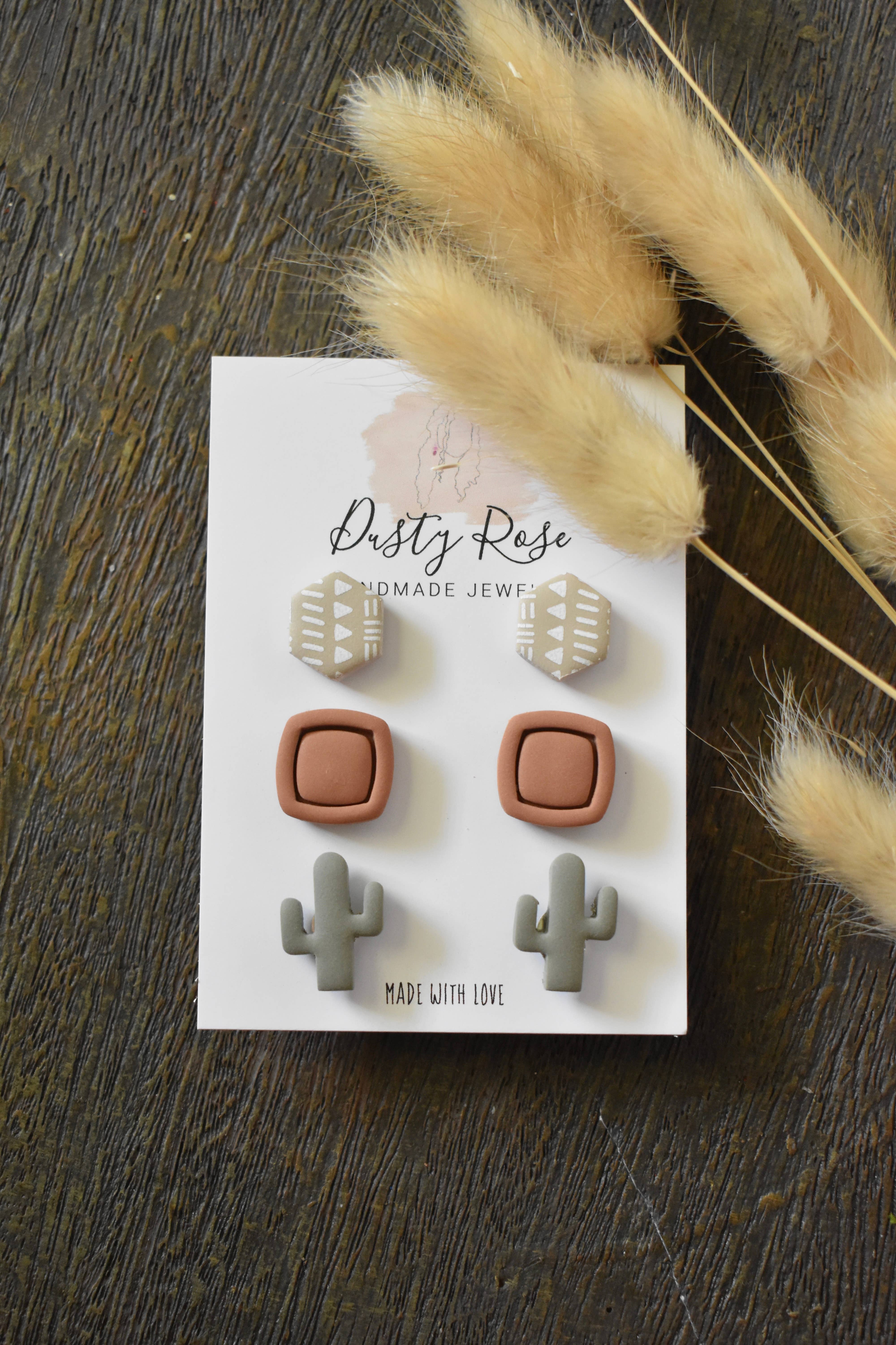 Dusty Rose Creations - Vente Parures de bijoux - Pack de clous du désert1