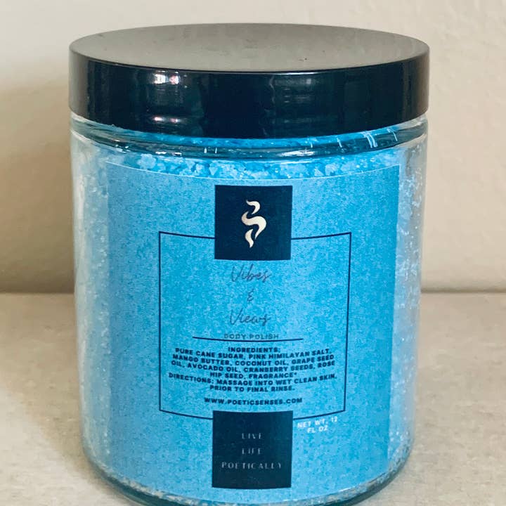 Vibes & Views Body Polish for wholesale by Poetic Senses