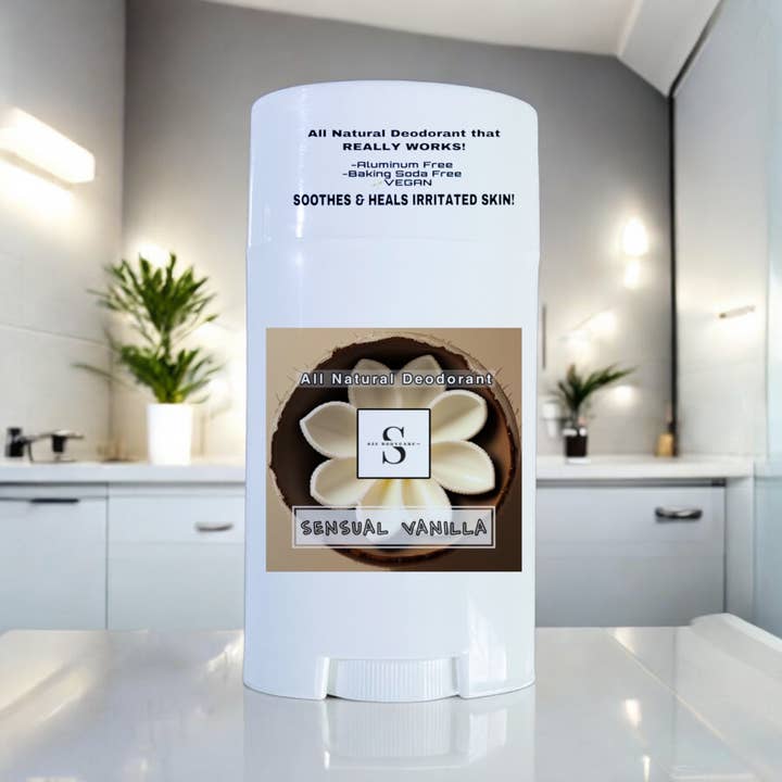 SÄ€F Body Care - Wholesale Deodorant - Women's - Sensual Vanilla Natural Deodorant, Aluminum Free, Vegan3