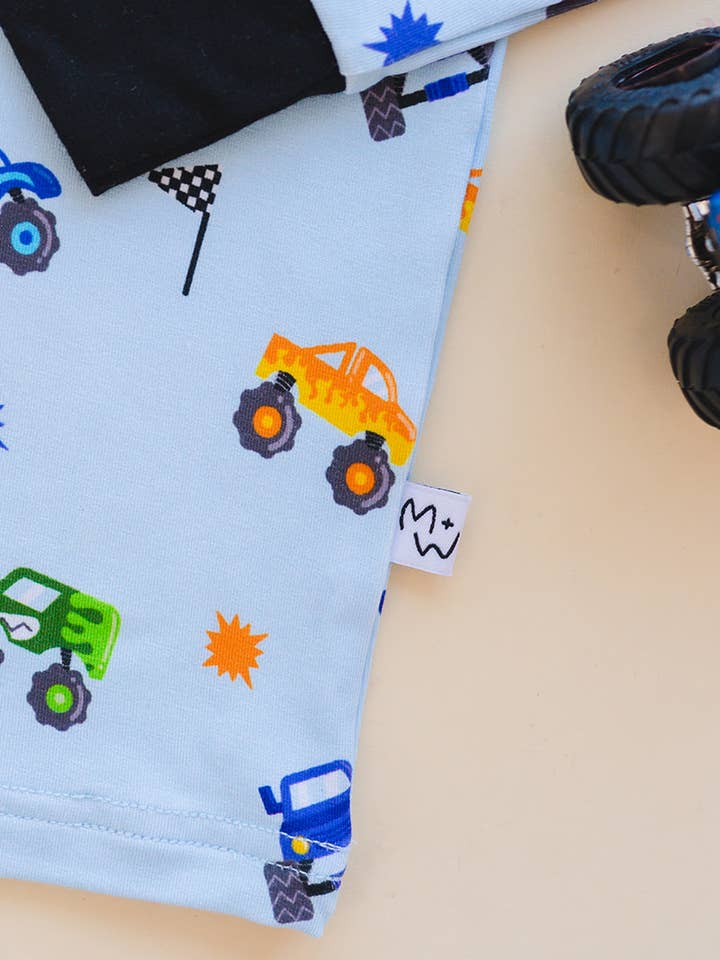 M & Wally - Wholesale Sleepwear Set - Kids - Monster Jammies Long Sleeve With Pants Pajamas