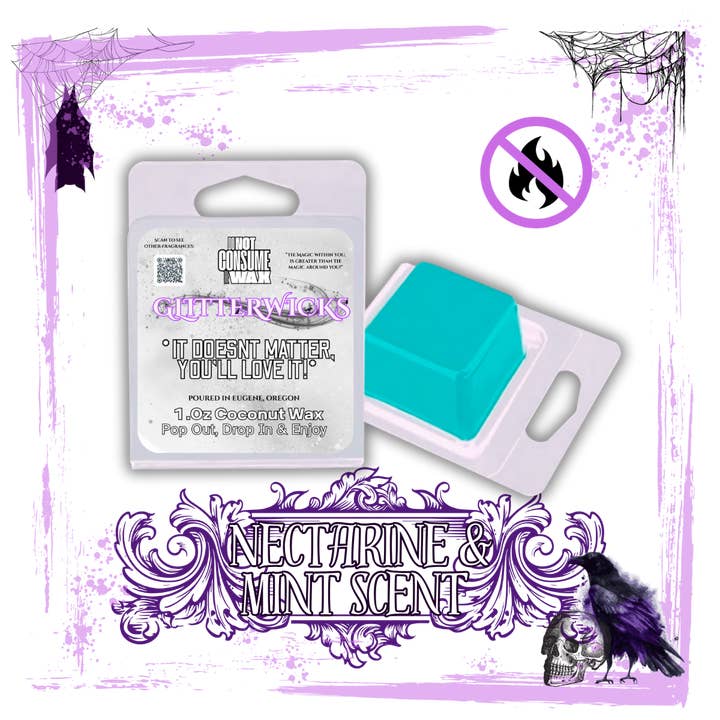 Zesty Bestie: Nectarine & Munt Geurende Wax Melt voor wholesale door Glitterwicks