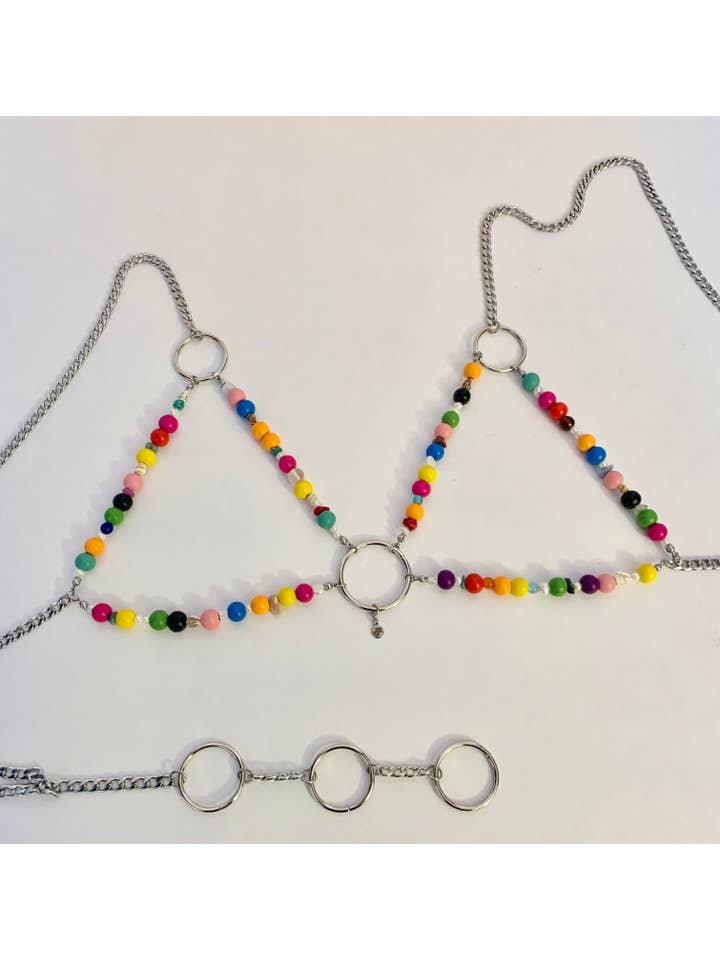 Shop Journal Vintage - Wholesale Bralette - Women's - Custom bead + chain bra top7