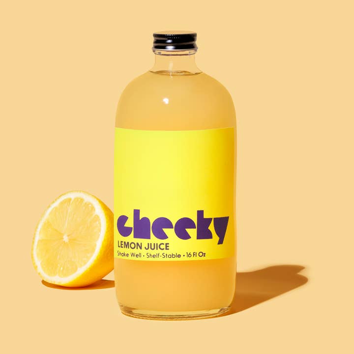 Lemon Juice 16oz for wholesale by Cheeky Cocktails