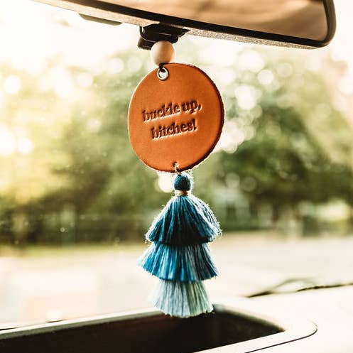 Buckle Up Bitches Funny Car Charm | New Driver Car Freshie for wholesale by MisfitMadeGoods