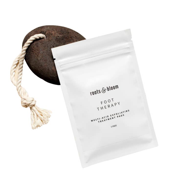 Multi-Acid exfoliërende behandelingskussens - Sample Pack (5) voor wholesale door Roots & Bloom Foot Therapy