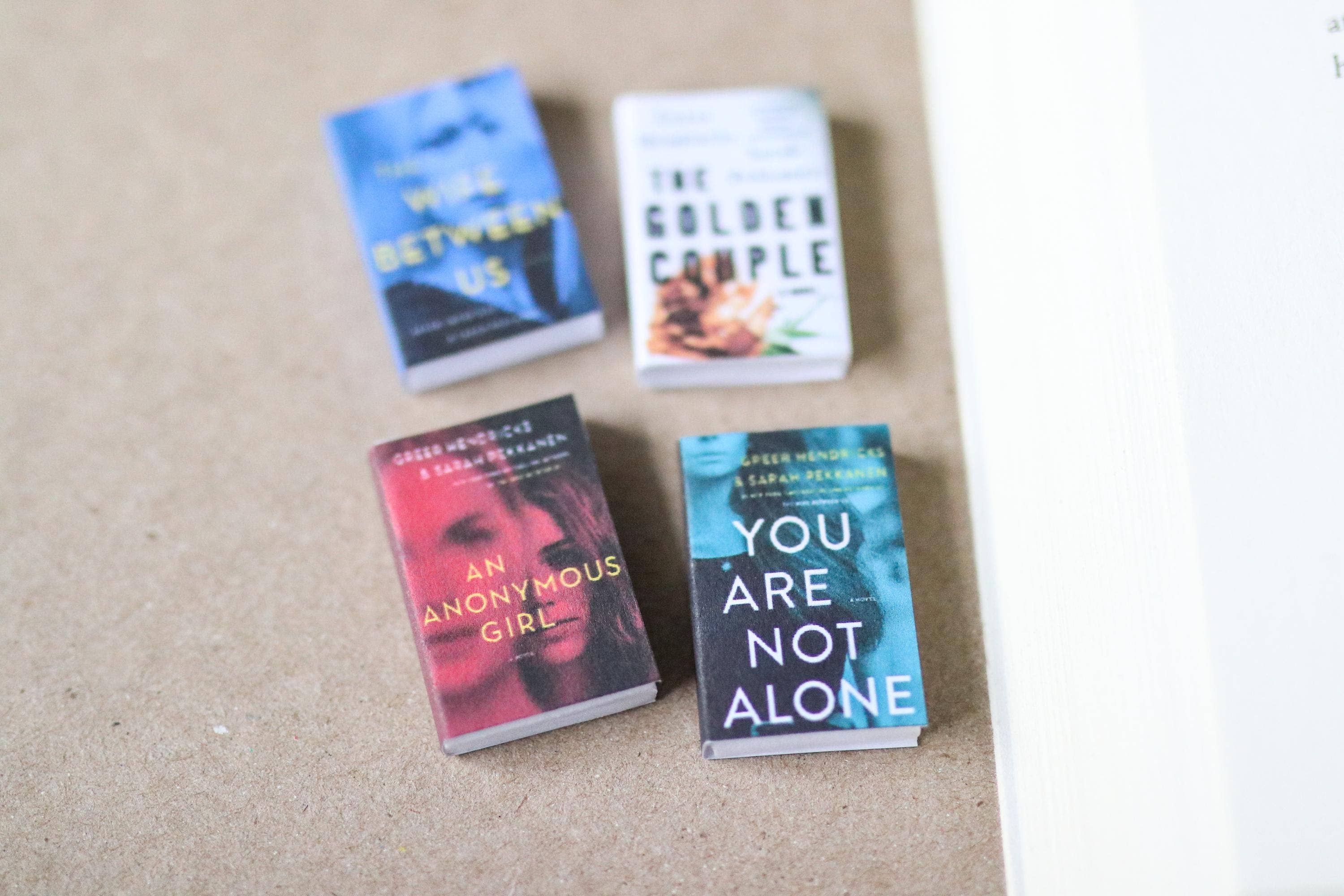 The Sticker Shop - Venta al por mayor Figura decorativa - Libros MINI hechos a mano de Greer Hendricks (conjunto de 4 mini libros)2