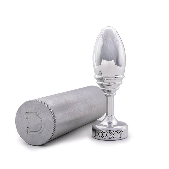 Sexology - Wholesale Seksspeeltje - Doxy Geribbelde Metalen Buttplug1