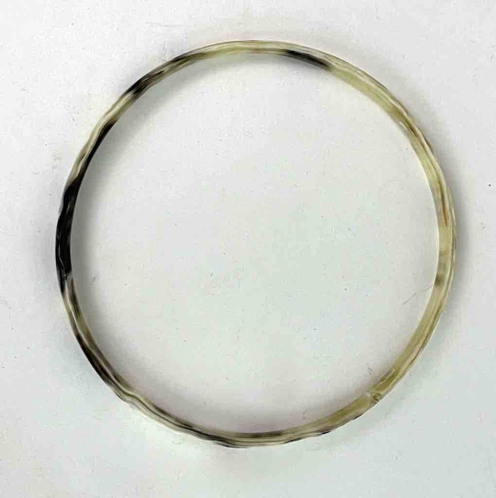 The Niger Bend - Wholesale Bangle Bracelet - Thin African cow horn bangle, 2 shades, 2 shapes14